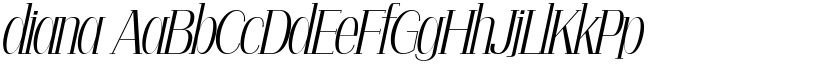 diana font