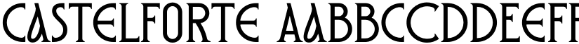 Castelforte font
