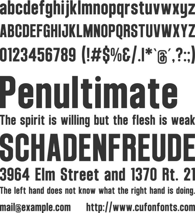 Maple Sunhill font preview