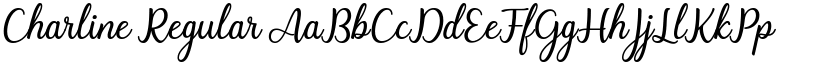 Charline Regular font