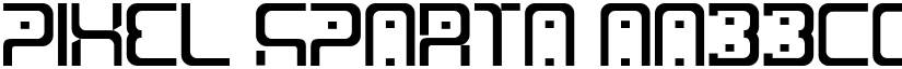 Pixel Sparta font download