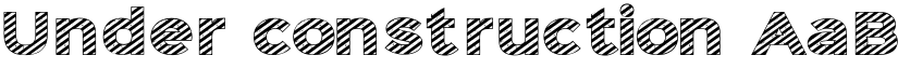 Under construction font