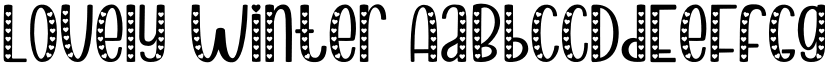 Lovely Winter font