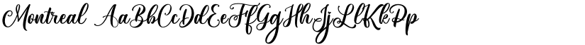 Montreal font