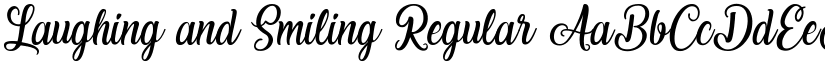 Laughing and Smiling font download