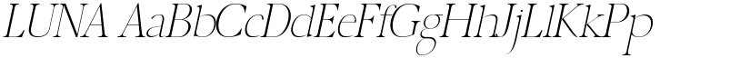 LUNA font download