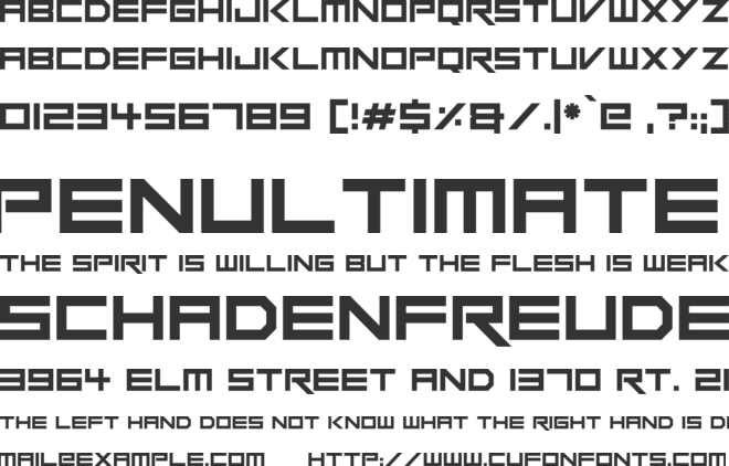 Robot Heroes font preview