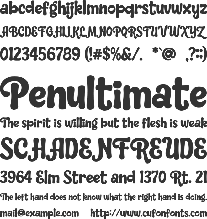 Angel Winkle font preview