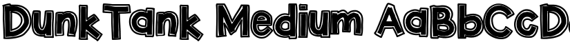 DunkTank Medium font