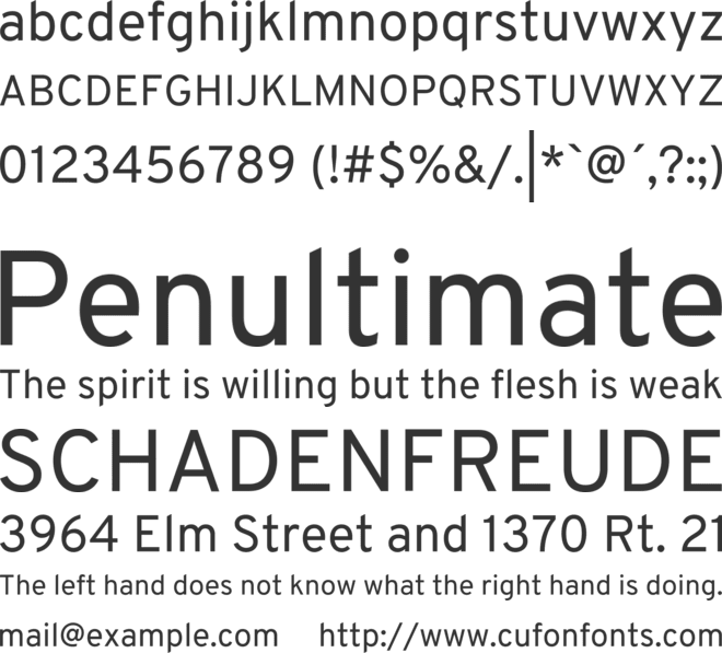 Overpass Extended  font preview