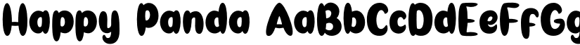 Happy Panda font