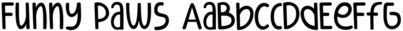 Funny Paws font