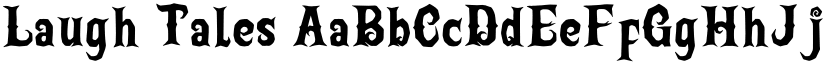 Laugh Tales font