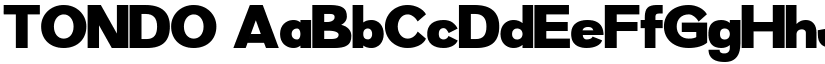 TONDO font