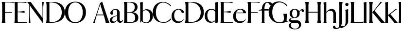 FENDO font download