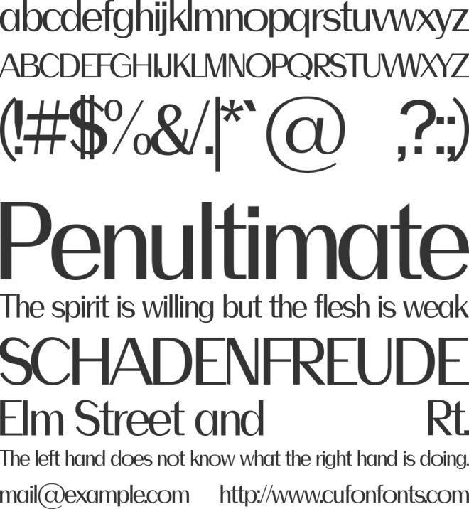 amurina font preview