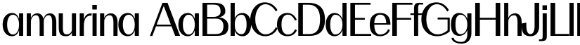 amurina font