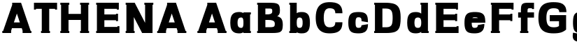 ATHENA font