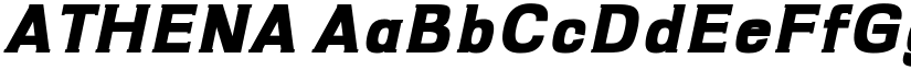 ATHENA font