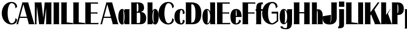 CAMILLE font