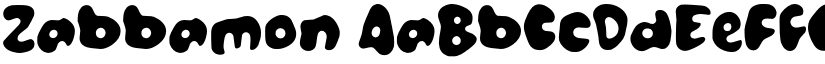 Zabbamon font download