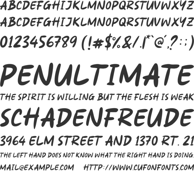 Horison Prime font preview