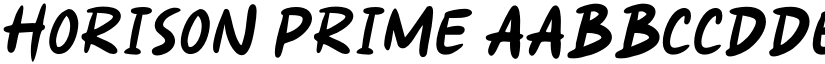 Horison Prime font