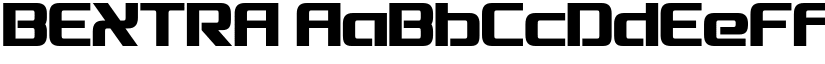 BEXTRA font download