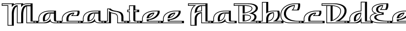 Macartee font