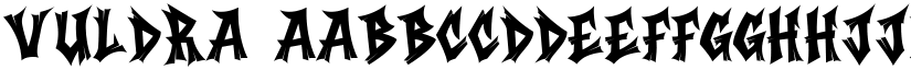 Vuldra font