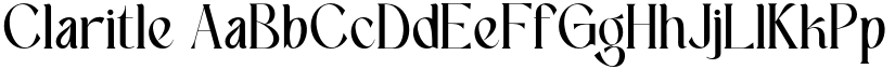 Claritle font download