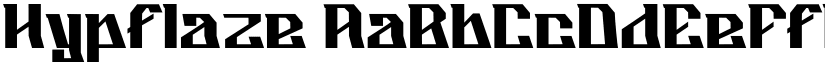 Hypflaze font download