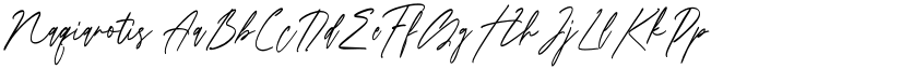 Naqianotis font