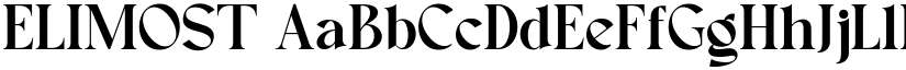 ELIMOST font