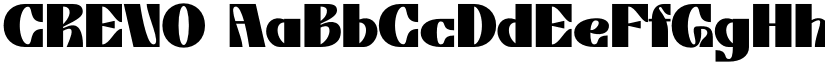 CREVO font