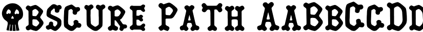 Obscure Path font download