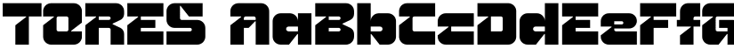 TORES font