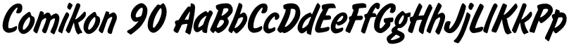 Comikon 90 font