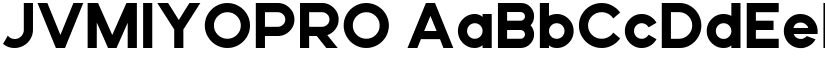 JVMIYOPRO font download