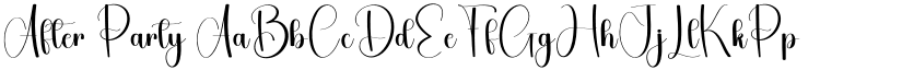 After Party font download