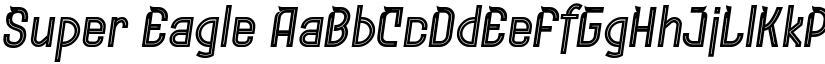Super Eagle font