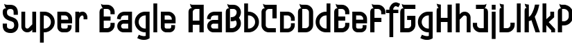 Super Eagle font
