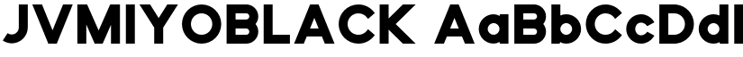 JVMIYOBLACK font
