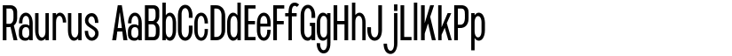 Raurus font