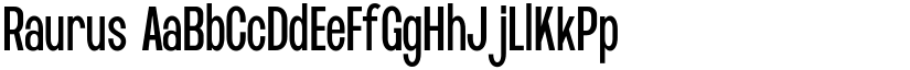 Raurus font
