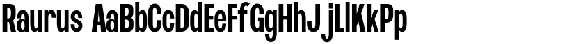 Raurus font