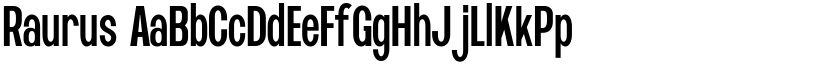 Raurus font