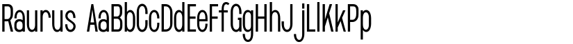 Raurus font