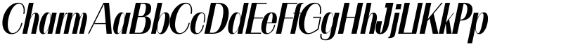 Charm font