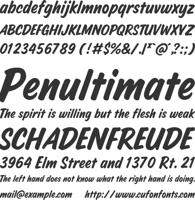 Ramen Sauce font preview